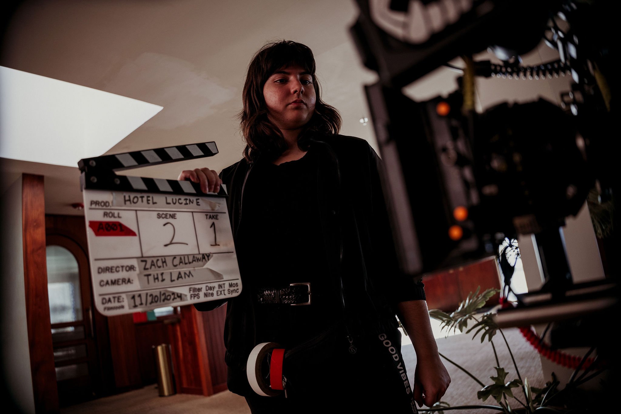 Behind the scenes 10 on the Predictably Unpredictable shoot for Hotel Lucine