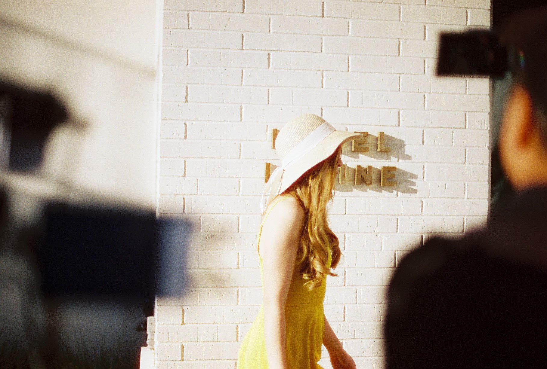 Behind the scenes 18 on the Predictably Unpredictable shoot for Hotel Lucine